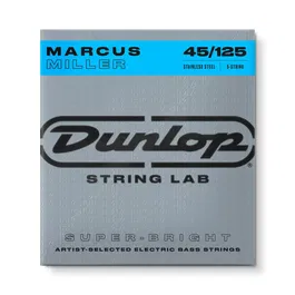 DUNLOP Juego Bajo Marcus Miller SB 5 St. 45-125 Cuerdas para Bajo Eléctrico