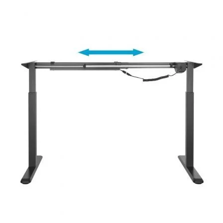AISENS - BASTIDOR DE ESCRITORIO MOTORIZADO, ALTURA AJUSTABLE CON PANEL DE CONTROL, 80KG, NEGRO