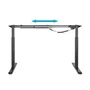 AISENS - BASTIDOR DE ESCRITORIO MOTORIZADO, ALTURA AJUSTABLE CON PANEL DE CONTROL, 80KG, NEGRO