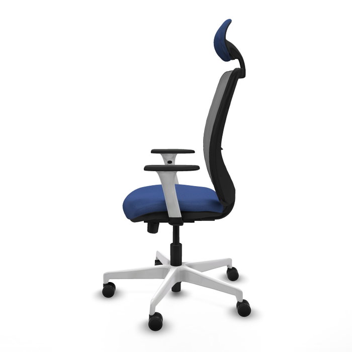 PIQUERAS Y CRESPO Silla de oficina Zulema con mecanismo Sincro/Traslack Azul marino y Gris PIQUERAS Y CRESPO Silla de oficina Zulema con mecanismo Sincro/Traslack Azul marino y Gris