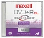 Maxell DVD+R DL 8,5 GB Doble Capa 10 Unidades Paquete Cakebox