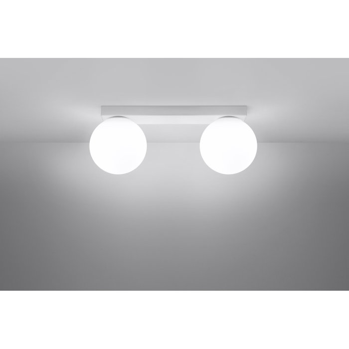 YOLI Lámpara de Techo YOLI 2 SOL-SL.1147 Blanca o Negra para Salón Dormitorio