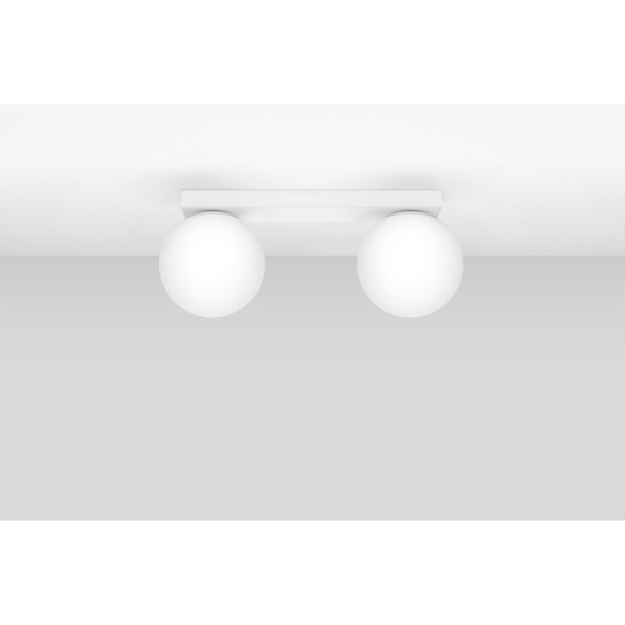 YOLI Lámpara de Techo YOLI 2 SOL-SL.1147 Blanca o Negra para Salón Dormitorio