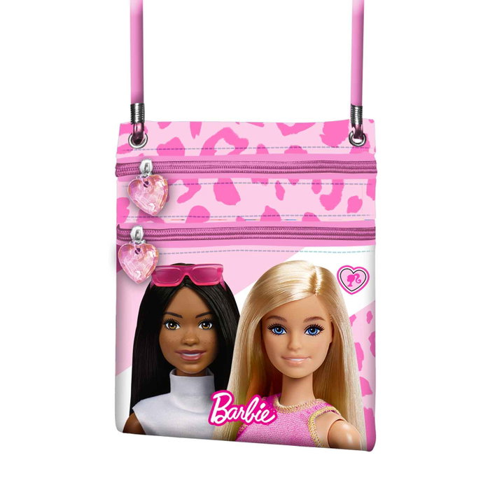 Barbie Bolso Action Vertical Fashionista Rosa Pequeño 4x15x17cm PVC Poliéster Barbie Bolso Action Vertical Fashionista Rosa Pequeño 4x15x17cm PVC Poliéster