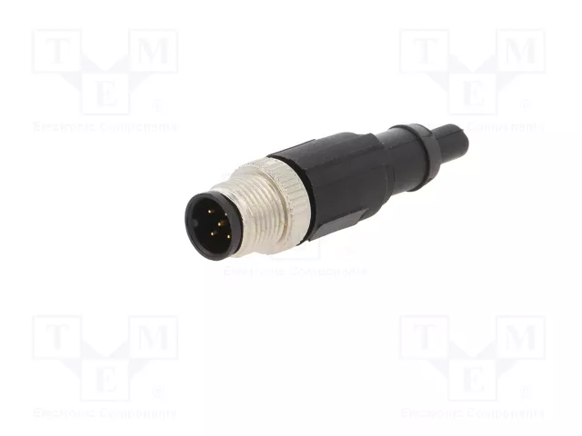 LAPP Conector M12 macho de 4 pines recto industrial