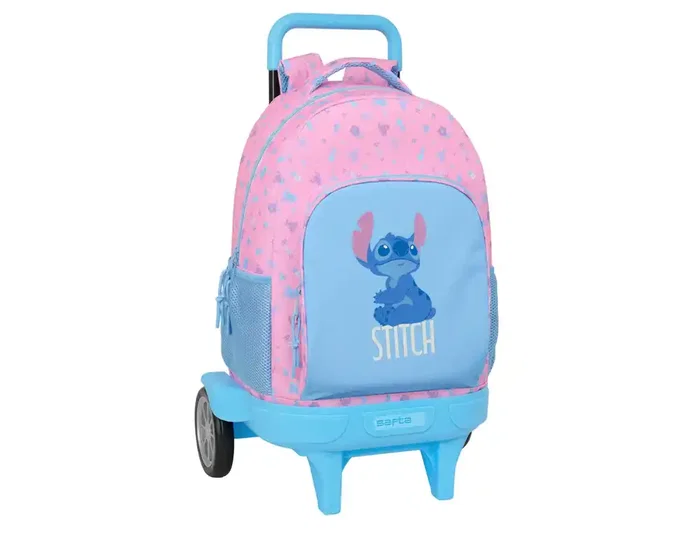 Safta Mochila Compact Evolution Stitch Bright con Ruedas Safta Mochila Compact Evolution Stitch Bright con Ruedas