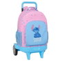 Safta Mochila Compact Evolution Stitch Bright con Ruedas