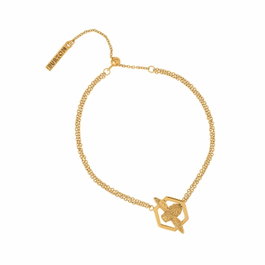 Olivia Burton Pulsera OBJ16AMB32 Chapada en Oro de 18K