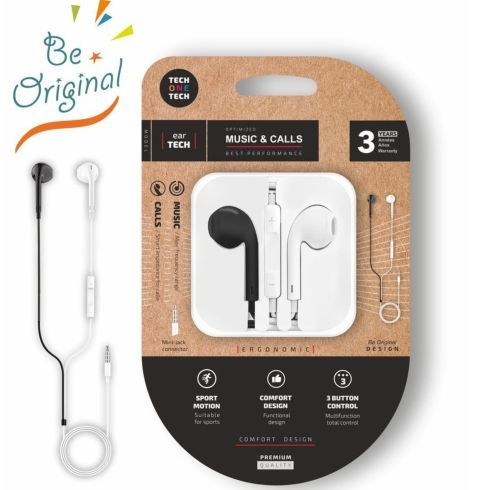 Tech One Tech Eartech B&W Be Original Blanco y Negro