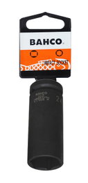 BAHCO Llave de vaso de impacto hexagonal larga 1/2 19mm