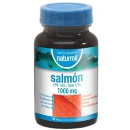 Dietmed Aceite de Salmón 1000mg - 45 Perlas - Omega 3, EPA y DHA para Colesterol y Triglicéridos - Suplemento Alimenticio