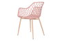 DKD Home Decor Silla Urban Coral 58 x 54 x 85 cm PP Metal Colección Shenglong 5