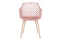 DKD Home Decor Silla Urban Coral 58 x 54 x 85 cm PP Metal Colección Shenglong 5