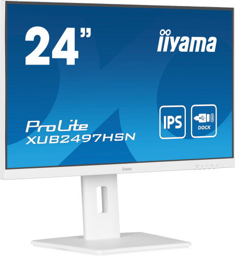 iiyama XUB2497HSN-W2 Monitor 24" Blanco LED IPS Full HD