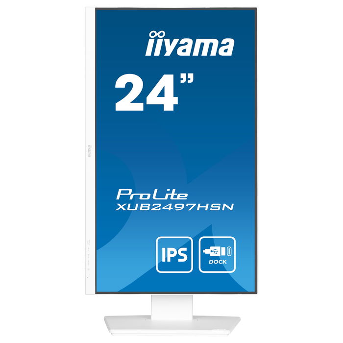 IIYAMA ProLite XUB2497HSN-W2 60.5cm (23.8") 1920x1080 Full HD LED 1ms IPS 100Hz Blanco IIYAMA ProLite XUB2497HSN-W2 60.5cm (23.8") 1920x1080 Full HD LED 1ms IPS 100Hz Blanco