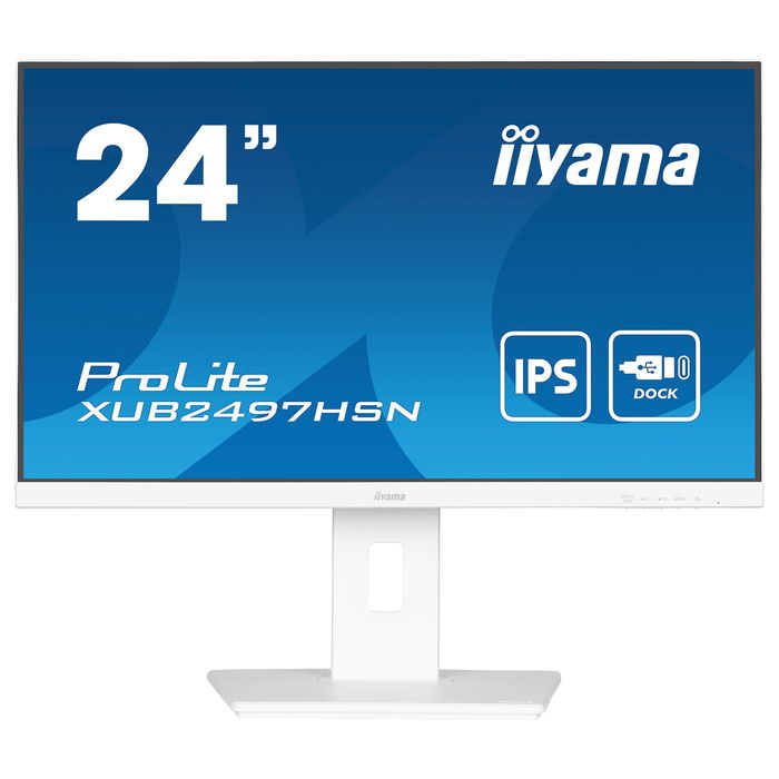 IIYAMA ProLite XUB2497HSN-W2 60.5cm (23.8") 1920x1080 Full HD LED 1ms IPS 100Hz Blanco IIYAMA ProLite XUB2497HSN-W2 60.5cm (23.8") 1920x1080 Full HD LED 1ms IPS 100Hz Blanco