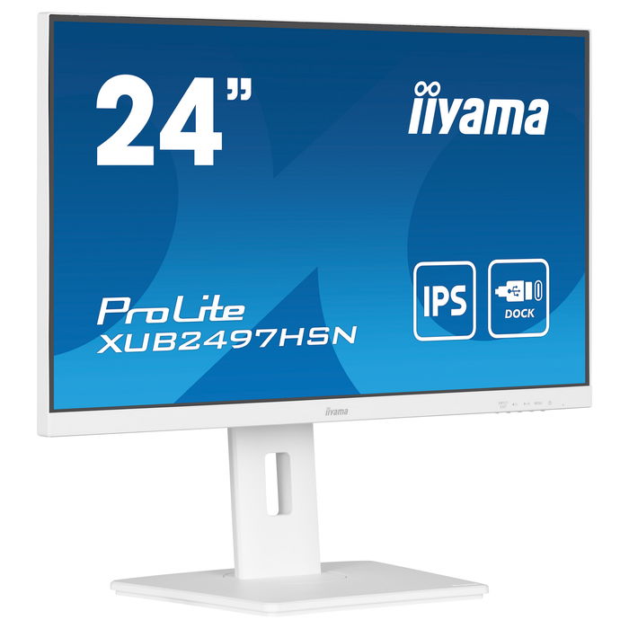 IIYAMA ProLite XUB2497HSN-W2 60.5cm (23.8") 1920x1080 Full HD LED 1ms IPS 100Hz Blanco IIYAMA ProLite XUB2497HSN-W2 60.5cm (23.8") 1920x1080 Full HD LED 1ms IPS 100Hz Blanco