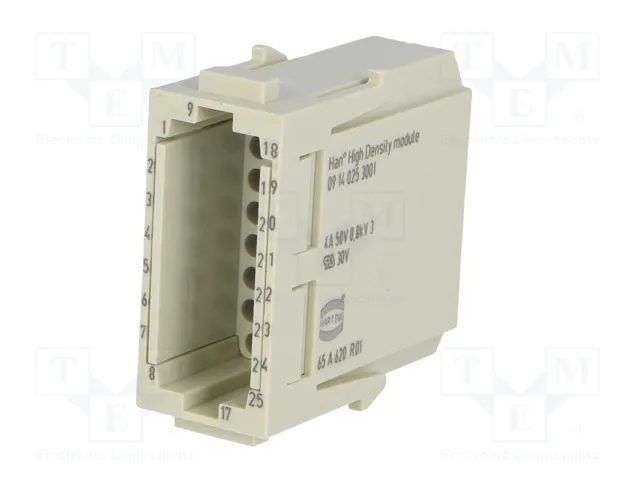 HARTING Módulo Han-Modular® Macho de 25 Pines