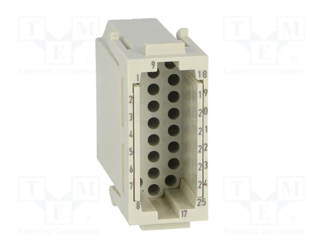 HARTING Módulo Han-Modular® Macho de 25 Pines
