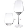 Day Juego Cristalería 8 Piezas: 4 Vasos 350ml y 4 Copas Vino 500ml