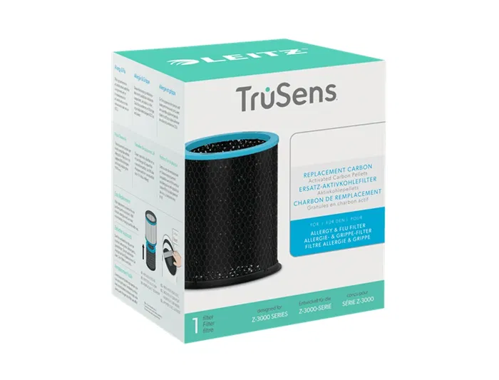 Leitz Filtro Carbón HEPA Recambio Z-3000/Z-3500 para Purificador de Aire contra Olores, COVID, Alergias y Gripe