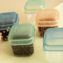 Quid Set de 6 Recipientes Cuadrados Minimal Beige