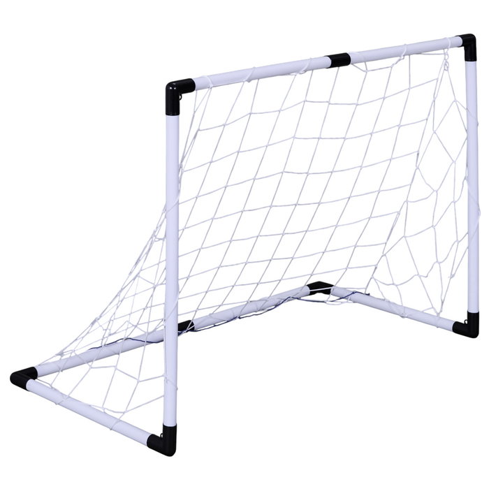 Mister Gadget Kit Portería Fútbol con Portería, Balón, 2 Bases, 2 Conos y 4 Fijaciones