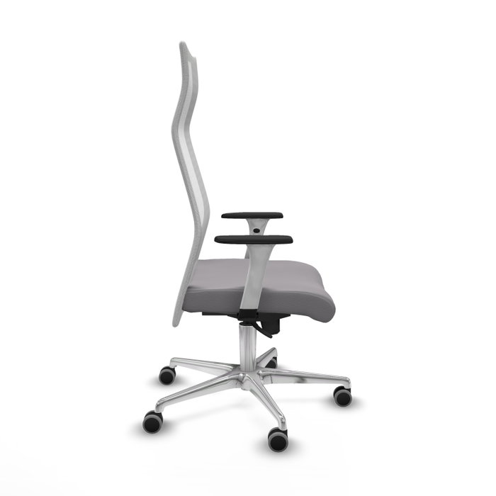 PIQUERAS Y CRESPO Sillón Albacete Mecanismo Sincro Gris y Blanco PIQUERAS Y CRESPO Sillón Albacete Mecanismo Sincro Gris y Blanco