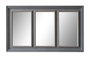 DKD Home Decor Espejo de Madera Gris y Natural 150x90 cm