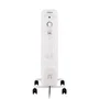 Oceanic Radiador de Baño de Aceite Eléctrico OCEABH2000W2 - 2000W, 3 Potencias, 9 Elementos, Móvil, Blanco
