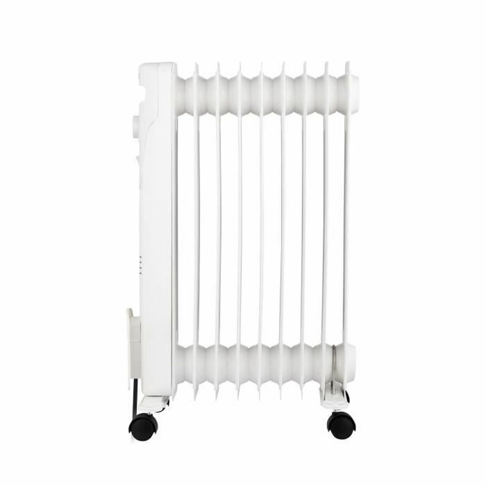 Oceanic Radiador de baño de aceite eléctrico - 2000 vatios - 9 elementos - Blanco