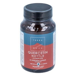 TERRANOVA Quercitina-Ortiga Complex 50 Cápsulas con Vitamina C y Bromelina para el Sistema Inmune