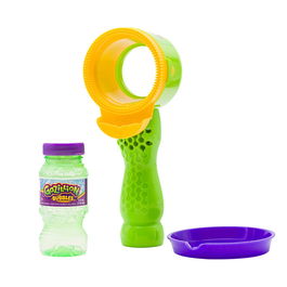 Gazillion Varita Ventilador 37643 Hacedor de Pompas de Jabón para Niños, Incluye 118ml de Líquido, Compatible con Líquidos Gazillion