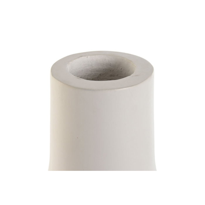 DKD Home Decor Jarrón de Mango Blanco 15x15x45 cm