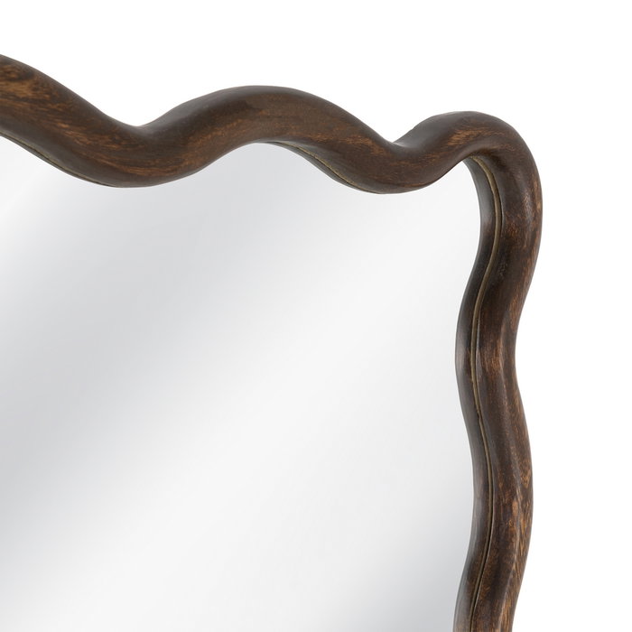 Espejo Marrón Oscuro Madera Paulonia 80 X 3 X 180 cm Espejo Marrón Oscuro Madera Paulonia 80 X 3 X 180 cm