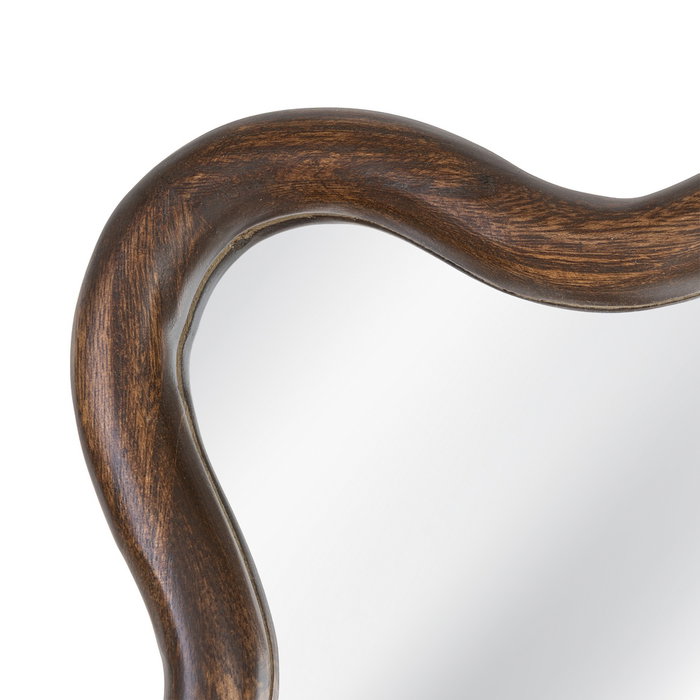 Espejo Marrón Oscuro Madera Paulonia 80 X 3 X 180 cm Espejo Marrón Oscuro Madera Paulonia 80 X 3 X 180 cm