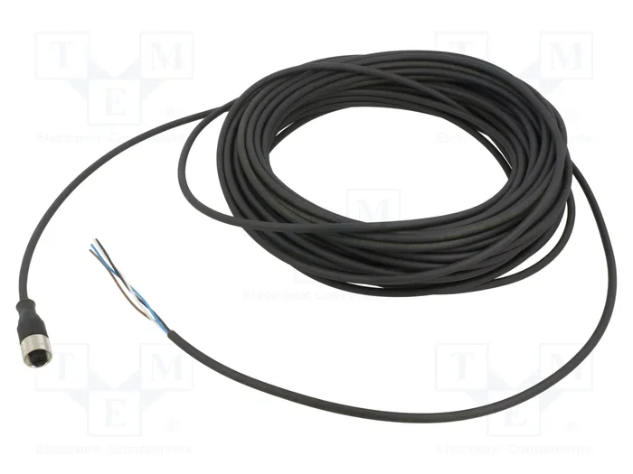 TELEMECANIQUE SENSORS Cable para sensores M12 hembra recto 4 pines 20m TELEMECANIQUE SENSORS Cable para sensores M12 hembra recto 4 pines 20m