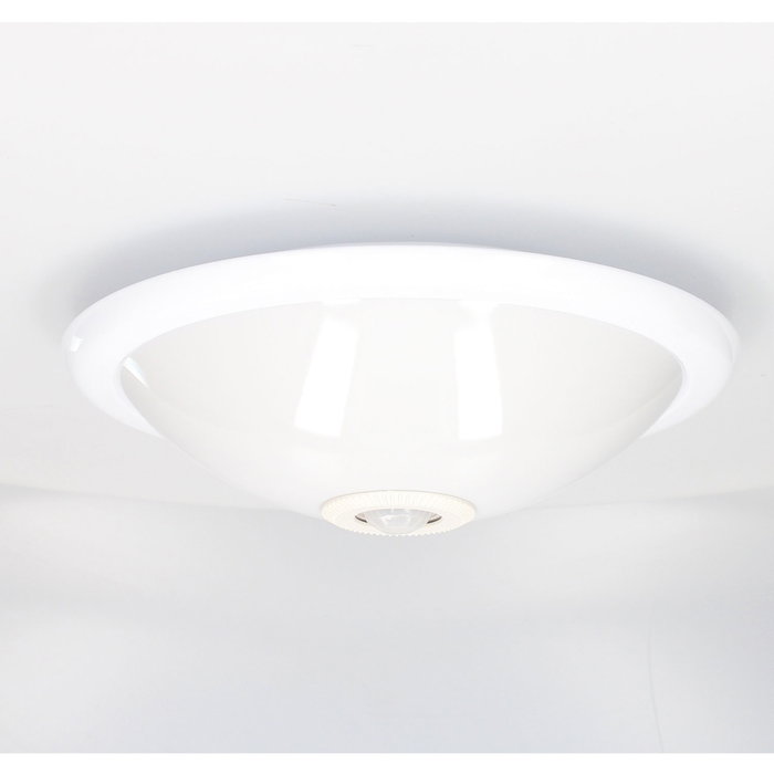 GSC Evolution Plafón de techo Kigoma con sensor movimiento y crepuscular 2x25W LED E27