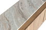 DKD Home Decor Buffet de Acacia y Mármol Natural 160x40x80