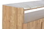 DKD Home Decor Buffet de Acacia y Mármol Natural 160x40x80