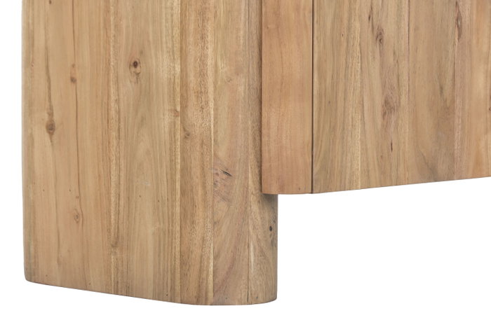 DKD Home Decor Buffet de Acacia y Mármol Natural 160x40x80