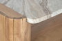 DKD Home Decor Buffet de Acacia y Mármol Natural 160x40x80