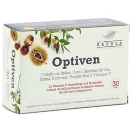 BETULA Optiven 30 Cápsulas para la Circulación Sanguínea, Vasos Sanguíneos, Venas y Capilares