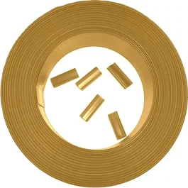 Nature - Rollo Lona PVC Opaca 50 m x 48 mm, Acabado Natural Aspecto Madera, 100 Clips Incluidos - NAT3306130681216