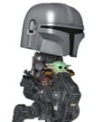 Funko Pop! Rides Deluxe Star Wars The Mandalorian con Grogu en Imperial Remnant AT-RT