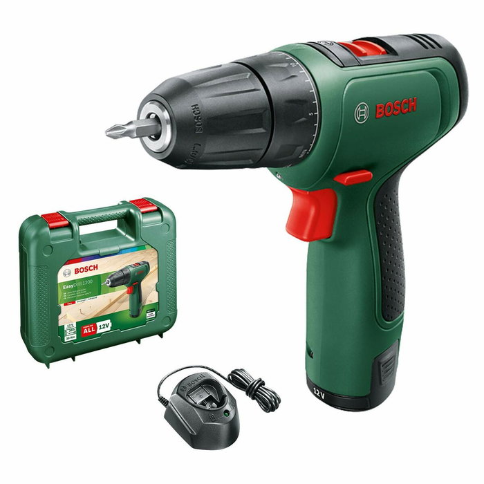 Bosch EasyDrill 1200 Taladro/Atornillador Inalámbrico con Batería 1,5 Ah Bosch EasyDrill 1200 Taladro/Atornillador Inalámbrico con Batería 1,5 Ah