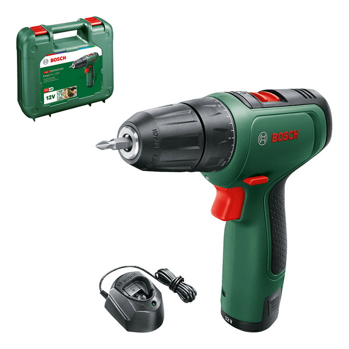 Bosch EasyDrill 1200 Taladro/Atornillador Inalámbrico con Batería 1,5 Ah Bosch EasyDrill 1200 Taladro/Atornillador Inalámbrico con Batería 1,5 Ah