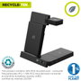 Muvit Cargador Inalámbrico MCWIR0011 20W con USB-C y USB-A