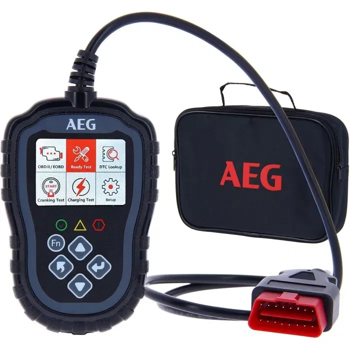 Aeg Herramienta de Diagnóstico OBD2 Evol 2 - Prueba de Arranque, Estado del Circuito de Carga, Lectura de Códigos de Avería - AEG1684854760330 Aeg Herramienta de Diagnóstico OBD2 Evol 2 - Prueba de Arranque, Estado del Circuito de Carga, Lectura de Códigos de Avería - AEG1684854760330