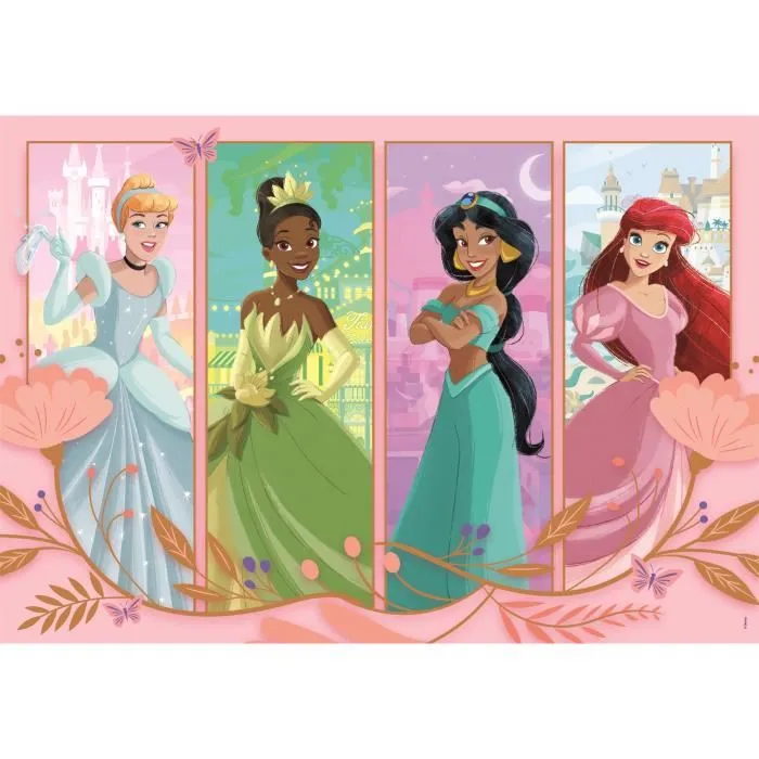 Clementoni CLE8005125248247 Puzzle 2x60 Piezas Princesas Disney